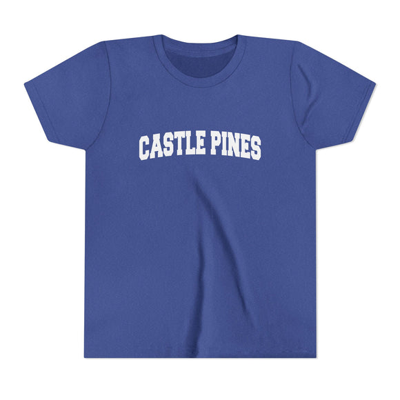 Castle Pine, Colorado Youth Graphic Tee - Kids Castle Pine T Shirt