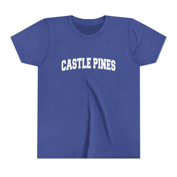 Castle Pine, Colorado Youth Graphic Tee - Kids Castle Pine T Shirt