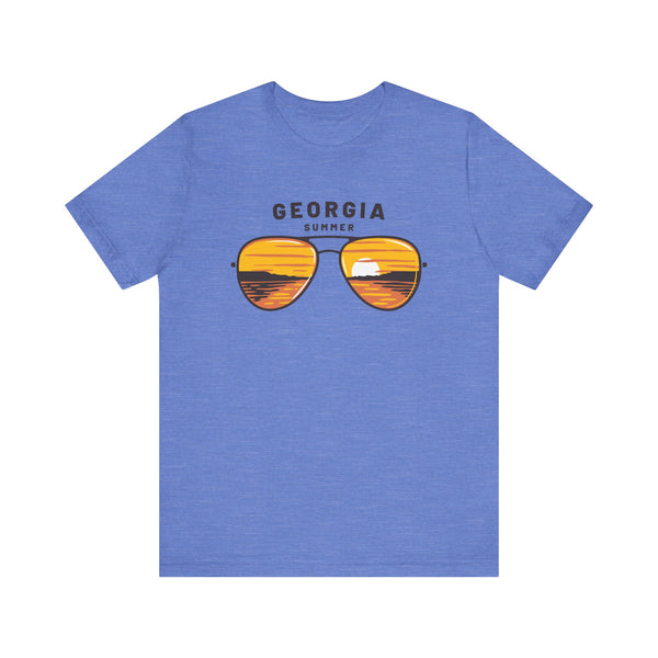 Georgia T Shirt - Sunglasses Lake Graphic Georgia Tee
