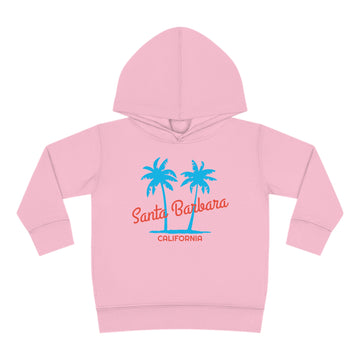 Buy pink Santa Barbara, California Toddler Hoodie - Unisex Santa Barbara Toddler Sweatshirt