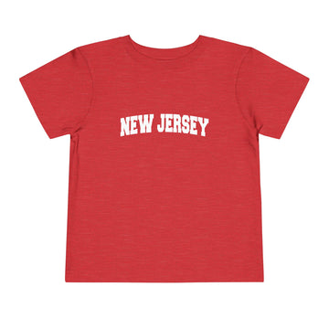 Buy heather-red New Jersey Toddler Graphic Tee - Kids New Jersey Vacation T-Shirt