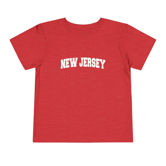 New Jersey Toddler Graphic Tee - Kids New Jersey Vacation Shirt