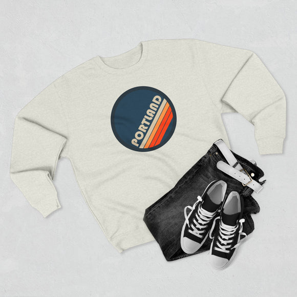 Premium Portland, Oregon Sweatshirt - Retro Unisex Premium Oregon Sweatshirt