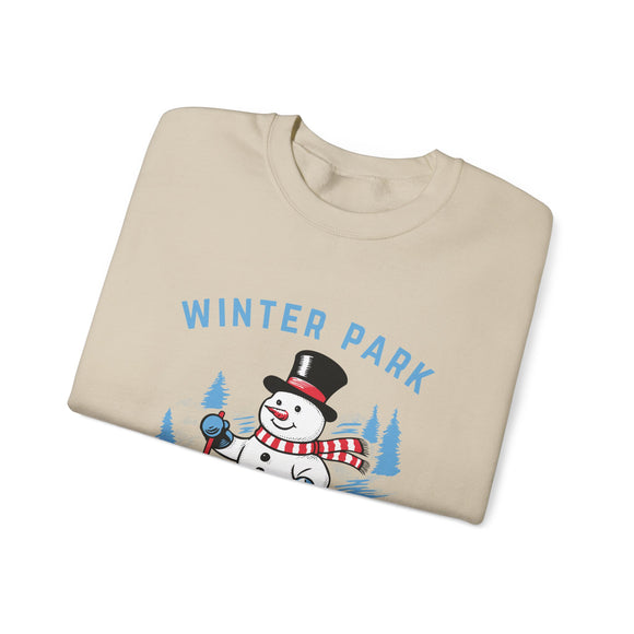 Winter Park, Colorado Sweatshirt - Ski Snowman Graphic Crewneck