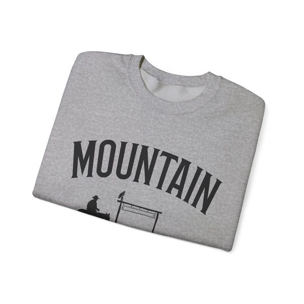 Mountain Sweatshirt - Mountain Cowboy Graphic Crewneck