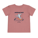 Jackson Hole, Wyoming Yeti Snowboard Toddler Tee-3