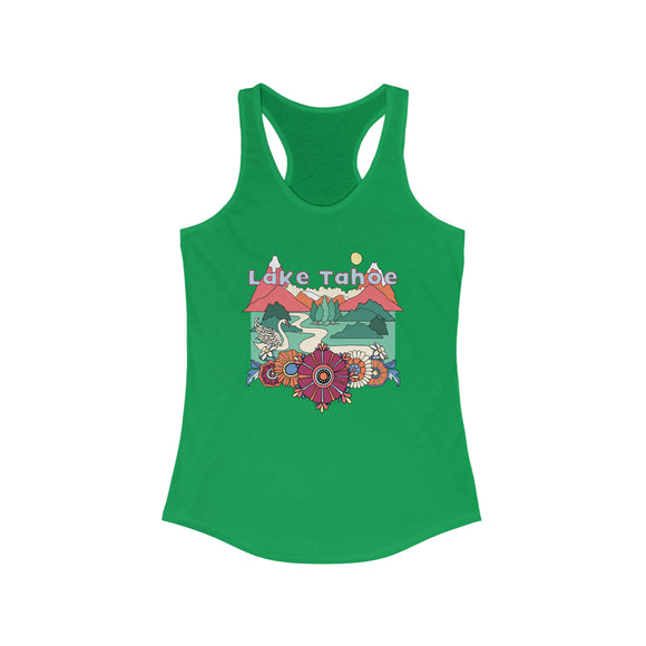 Lake Tahoe, California Women's Racerback Tank Top