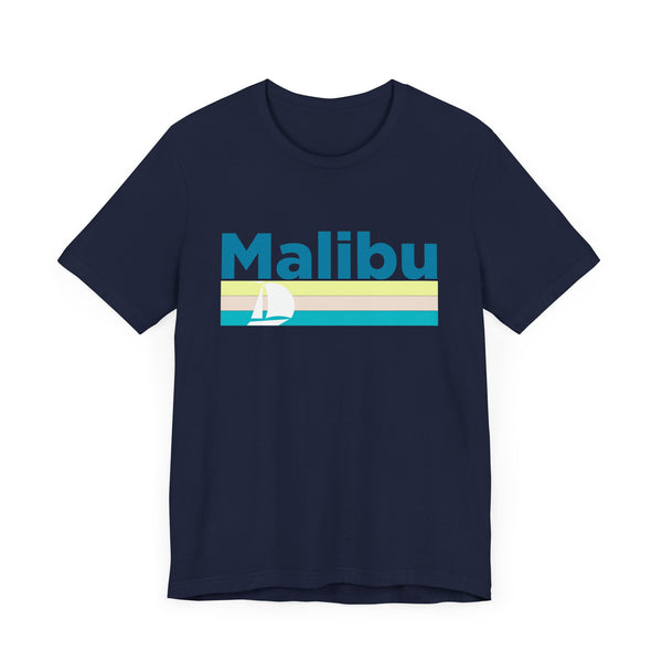 Malibu, California T Shirt - Sailboat Graphic Tee