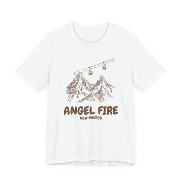 Angel Fire, New Mexico Mountain T-Shirt — Vintage Gondola Ski Mountain Tee - 0