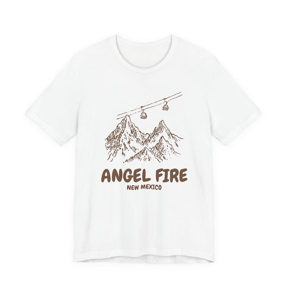 Angel Fire, New Mexico Mountain T-Shirt — Vintage Gondola Ski Mountain Tee