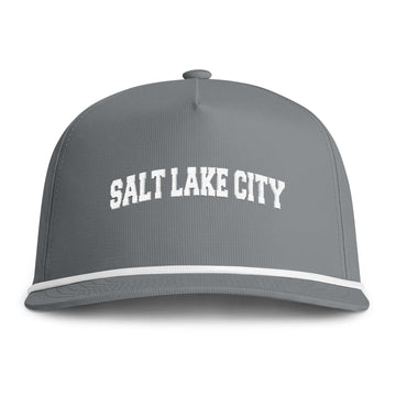 Buy granite Salt Lake City, Utah Embroidered Rope Hat - Vintage Sunwashed Rope Cap, Comfort Colors
