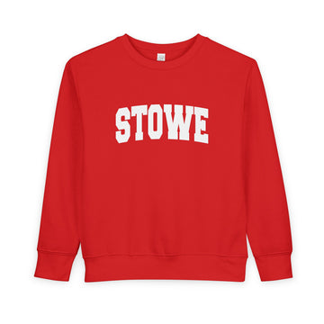 Buy red Stowe, Vermont Sweatshirt - Stowe Toddler Crewneck Sweatshirt