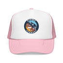 Stowe, Vermont Retro Ski Lift Mountain Foam Trucker Hat-2