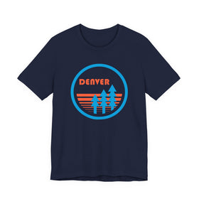 Buy navy Denver, Colorado T Shirt - Trees Tee