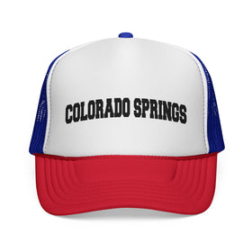 Colorado Springs, Colorado Collegiate Style Trucker Hat