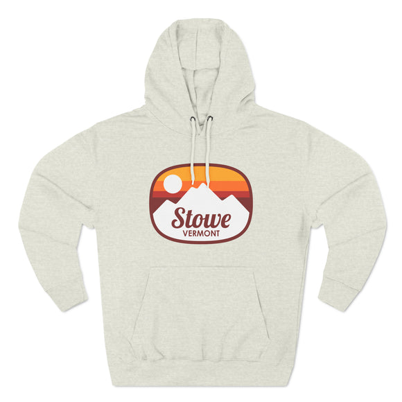 Premium Stowe, Vermont Hoodie - Retro Unisex Stowe Sweatshirt
