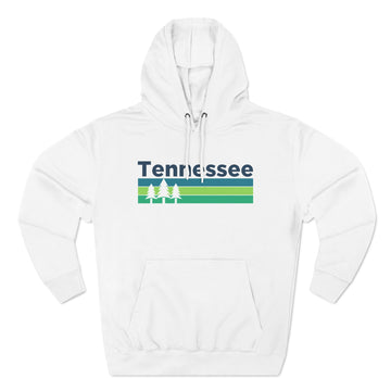 Buy white Premium Tennessee Hoodie - Retro Unisex Sweatshirt