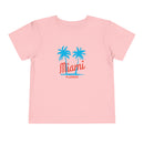 Miami, Florida Toddler T-Shirt - Retro Palm Tree Toddler Miami Shirt-3