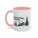 Breckenridge, Colorado Retro Snow Skiing Mountain 11 oz Mug, Ski Lodge Decor Coffee Cup, Mountain Gondola  Lover Gift, Retro Skiing Mug-12