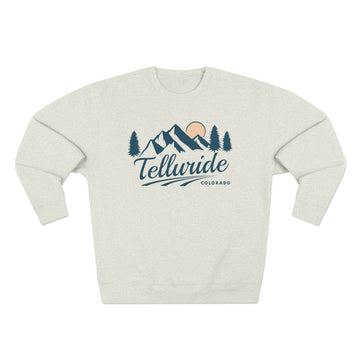 Buy oatmeal-heather Premium Telluride, Colorado Sweatshirt - Unisex Sweatshirt