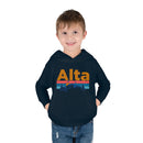 Alta Toddler Hoodie - Retro Mountain Sun Unisex Alta Toddler Sweatshirt-13