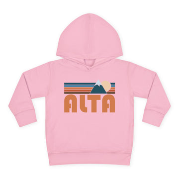 Buy pink Alta, Utah Toddler Hoodie - Unisex Alta Toddler Sweatshirt