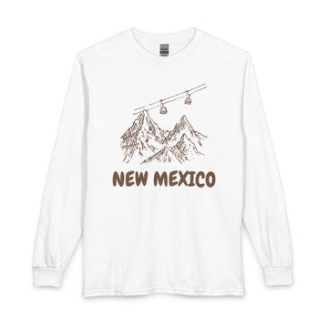 New Mexico Long Sleeve T-Shirt - Ski Mountain Gondola