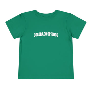 Colorado Springs, Colorado Toddler Graphic Tee - Kids Colorado Springs Vacation T-Shirt