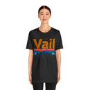 Vail, Colorado Shirt - Mountain Sunset Unisex Vail T-Shirt-45