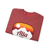 Alta, Utah Sweatshirt - Unisex Retro Ombre Crewneck Alta Sweatshirt