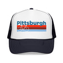 Pittsburgh, Pennsylvania Trucker Hat - Foam Pittsburgh Bike Cap-5