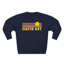 Premium Siesta Key, Florida Retro Sun Graphic Sweatshirt-6