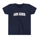Ann Arbor, Michigan Youth Graphic Tee - Kids Ann Arbor T Shirt-4