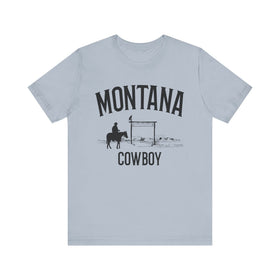 Buy light-blue Montana Cowboy T Shirt - Montana Graphic Tee