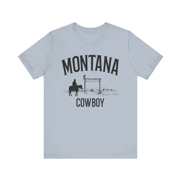 Buy light-blue Montana Cowboy T Shirt - Montana Graphic Tee