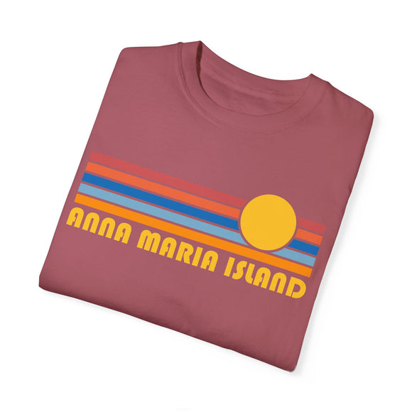 Anna Maria Island, Florida Graphic Tee, Comfort Colors Retro Unisex Anna Maria Island T shirt