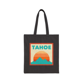 Lake Tahoe, California Tote Bag, Cotton Canvas Tote Bag, Reusable Shopping Bag, Eco-Friendly Tote, Lake Tahoe, California Gift