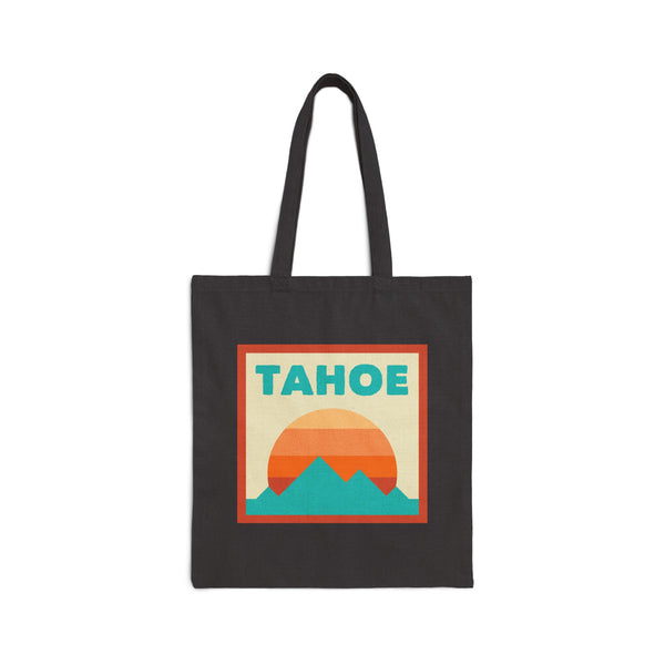 Lake Tahoe, California Tote Bag, Cotton Canvas Tote Bag, Reusable Shopping Bag, Eco-Friendly Tote, Lake Tahoe, California Gift