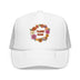 Kids Flower Child Trucker Hat Boho - Youth Snapback Cap on white background