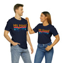 Mt Hood, Oregon Shirt - Mountain Sunset Unisex Mt Hood T-Shirt-85