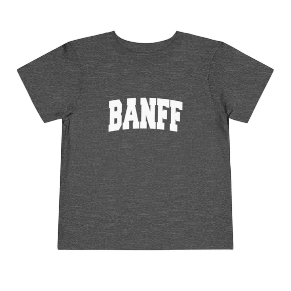 Banff, Canada Toddler Graphic Tee - Kids Banff Vacation T-Shirt