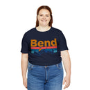 Bend, Oregon Shirt - Mountain Sunset Unisex Bend T-Shirt-93