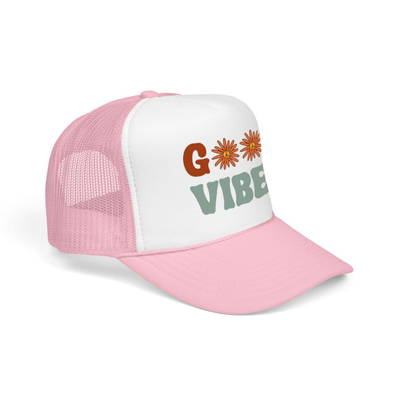 Good Vibes Trucker Hat Boho