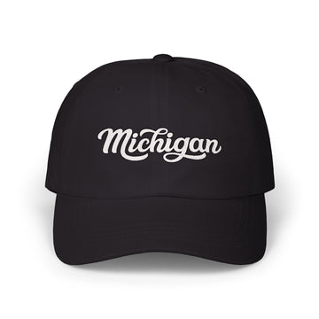 Michigan Dad Hat - Embroidered Michigan Classic Dad Cap - 0