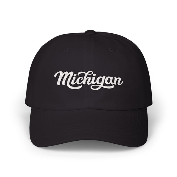 Michigan Dad Hat - Embroidered Michigan Classic Dad Cap