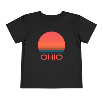 Buy black Ohio Toddler T-Shirt - Retro 80s Unisex Toddler Ohio Shirt