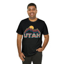 Utah T Shirt Retro Mountain - Unisex Utah Shirt-37