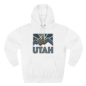 Utah Hoodie - Retro Mountain Unisex Sweatshirt - 0