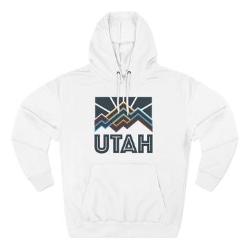 Utah Hoodie - Retro Mountain Unisex Sweatshirt - 0