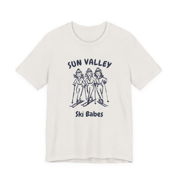 Sun Valley, Idaho Ski Babes T‑Shirt — Retro Skiing Graphic Tee